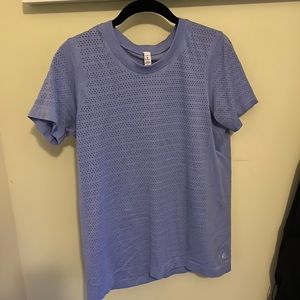 Lulu lemon purple mesh tshirt